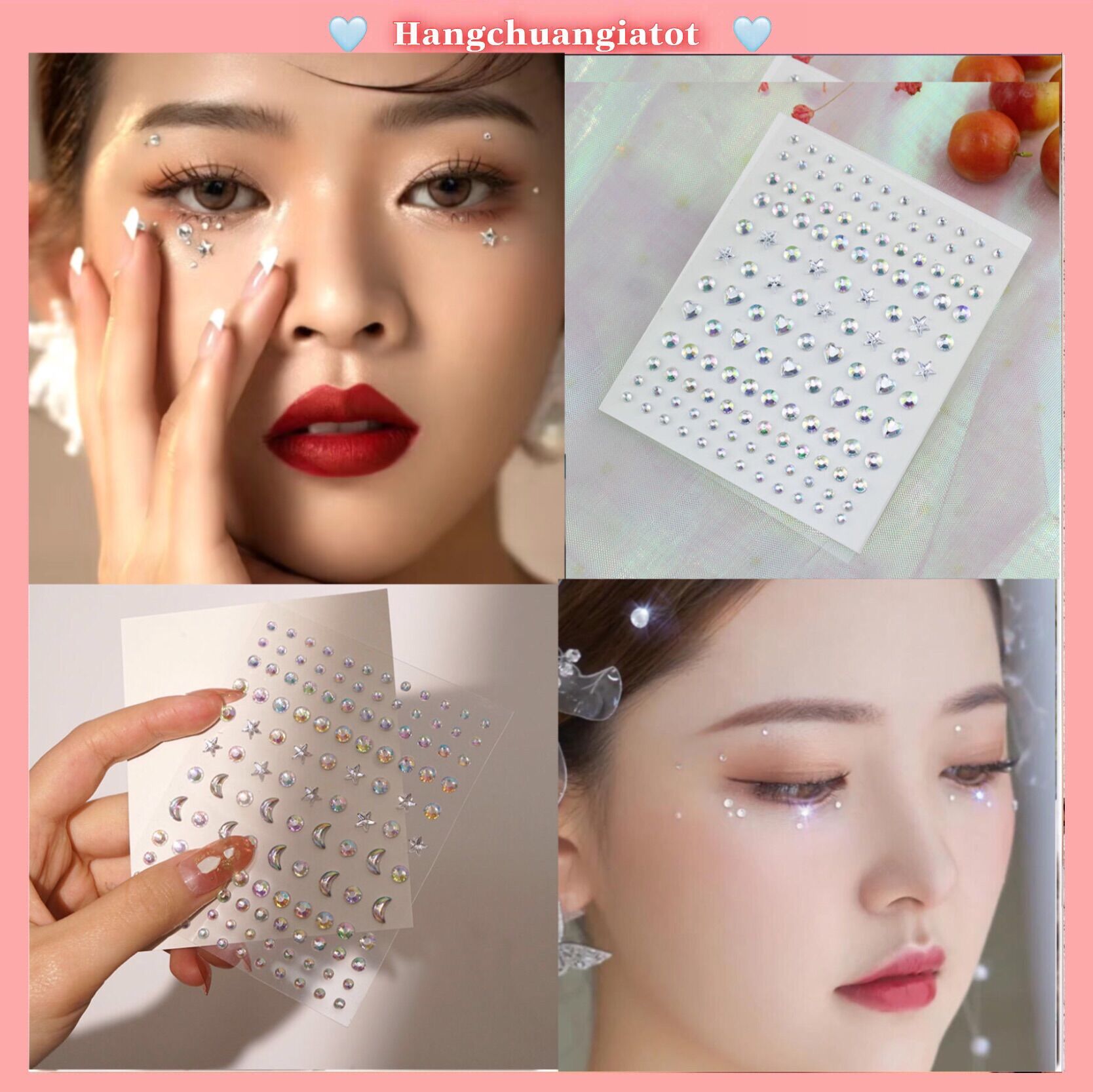 Phụ Kiện Đá Đính Mắt, Mặt Make up trang điểm ( mẫu chọn lọc)