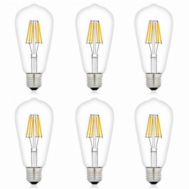 Bóng đèn led sợi đốt ST64, A60, G45
