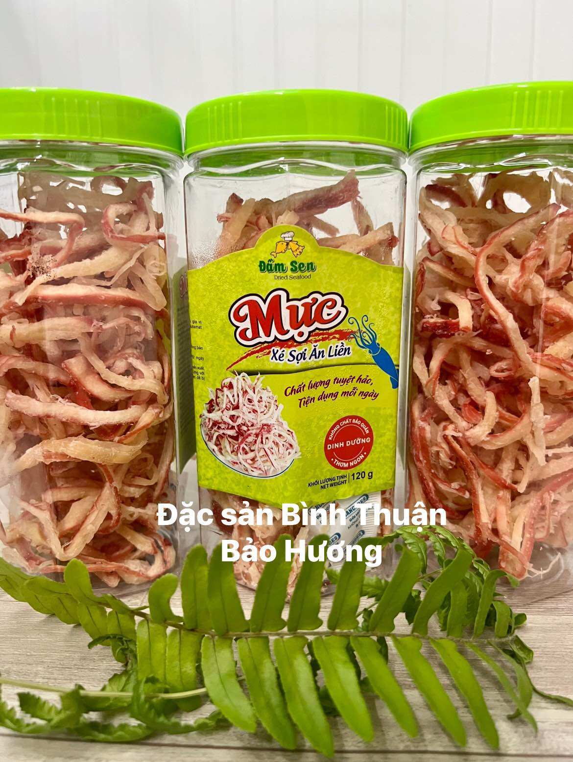 Mực xé sợi ăn liền - Đầm Sen ( 120 gam )