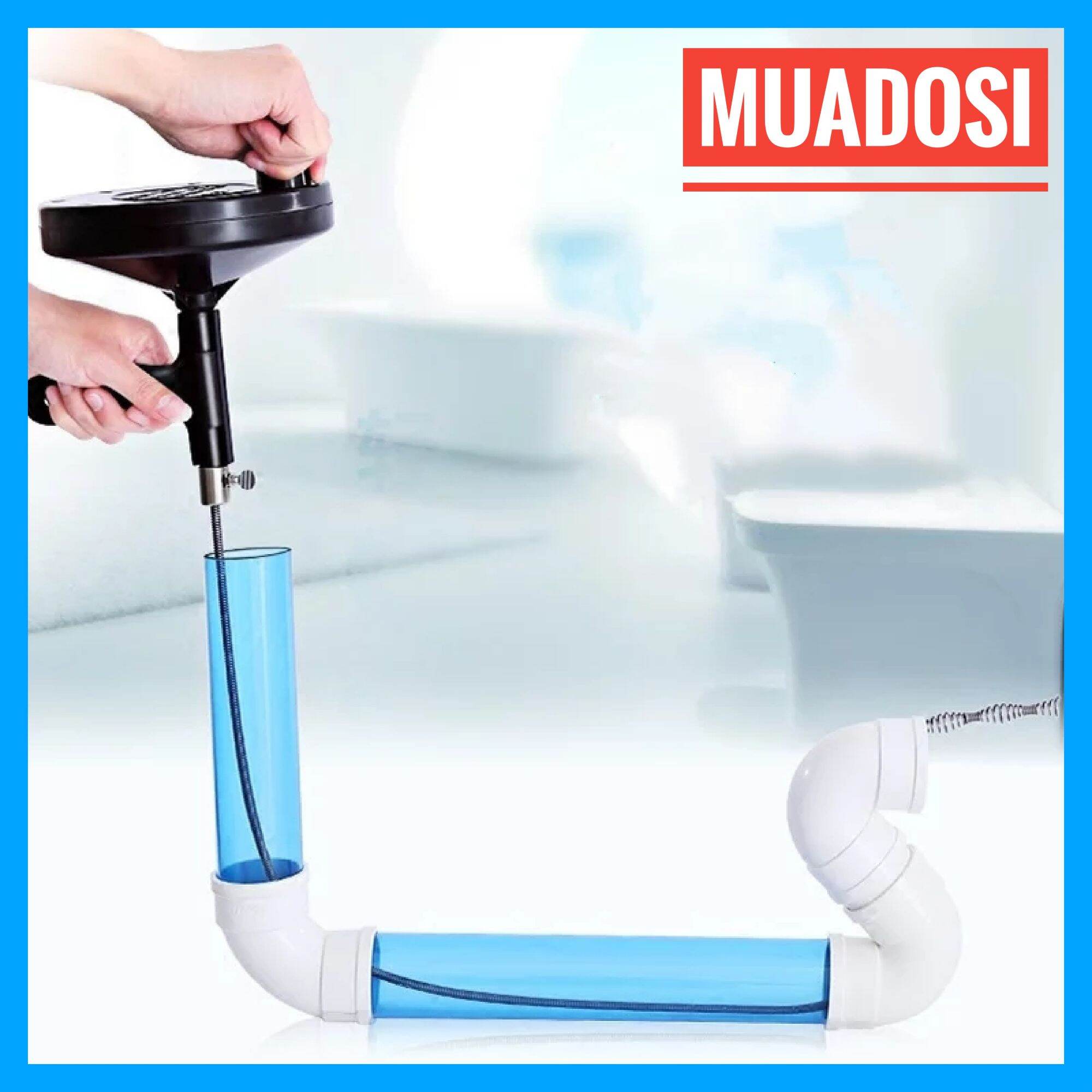 Dụng cụ thông cống thoát nước bồn cầu bồn rửa chén 5m tiện dụng