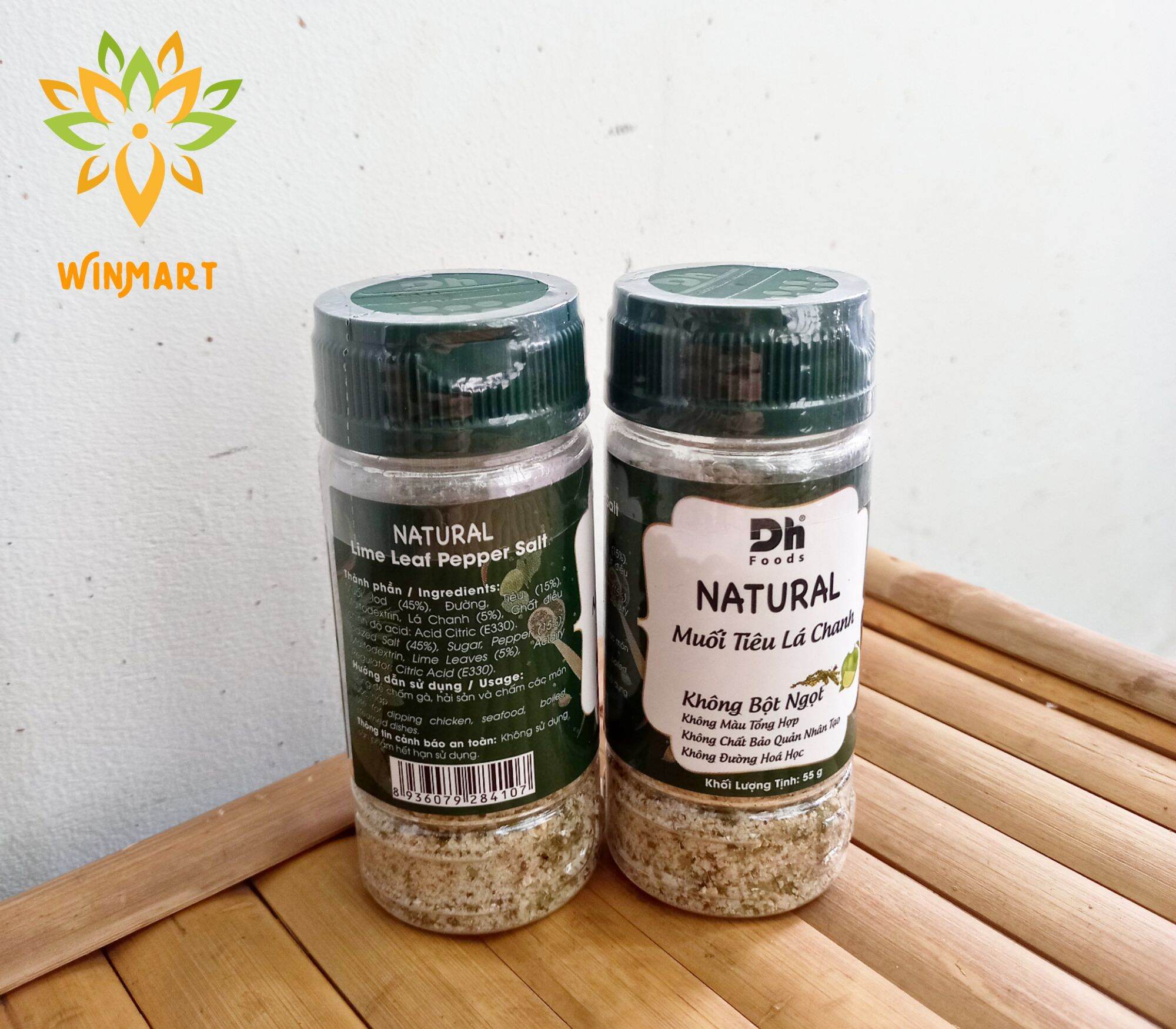 Muối tiêu lá chanh natural dh foods size nhỏ 55g
