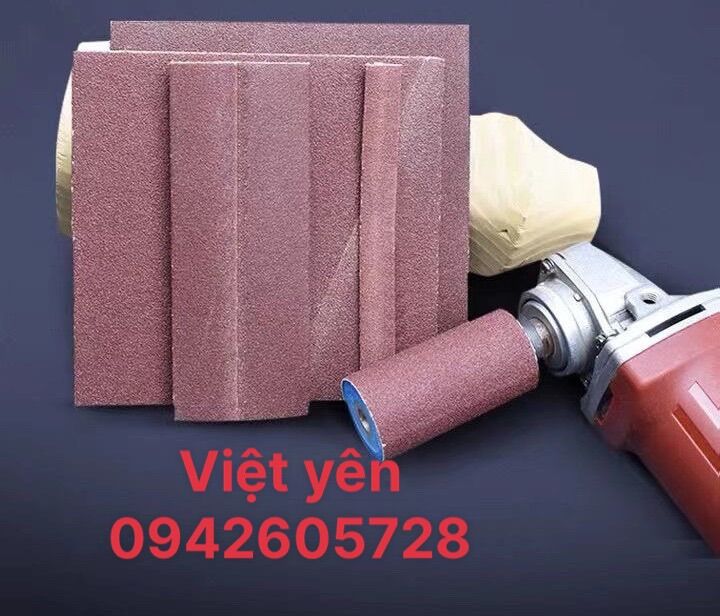 Trục nhám lu gắn máy mài