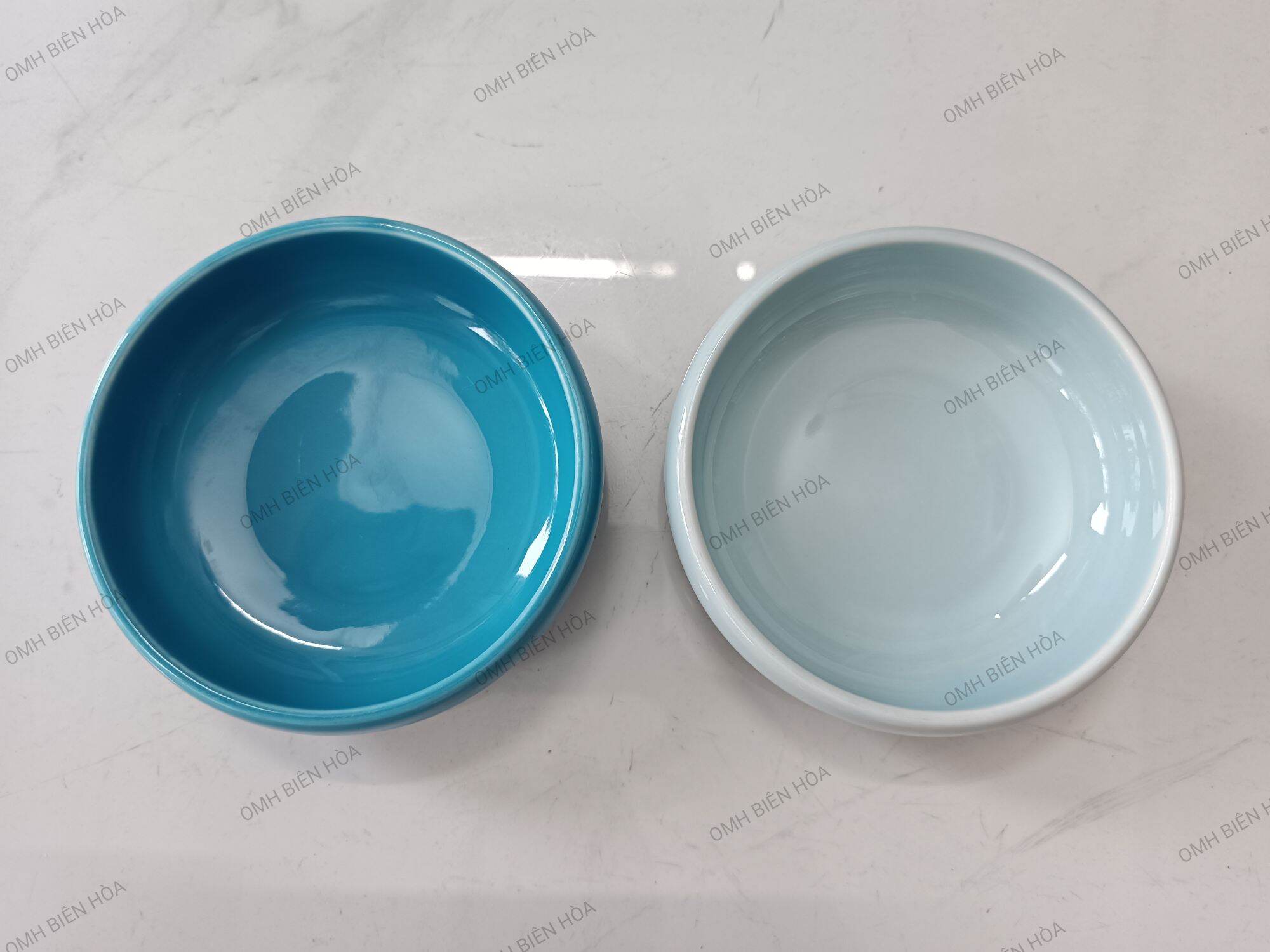 Chén ăn bằng sứ cho bò sát.Ốc mượn hồn Biên Hòa