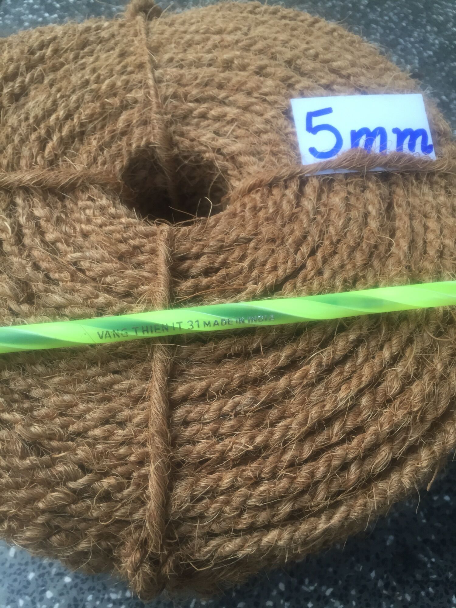 Dây xơ dừa 5mm, cuộn 100 mét