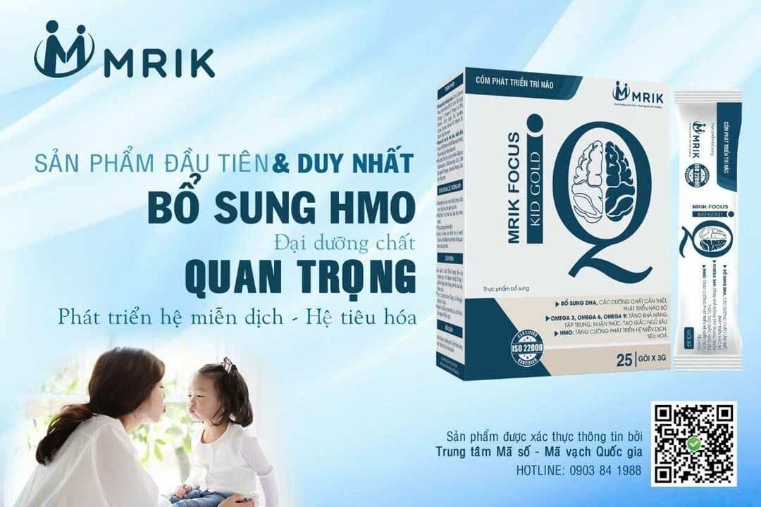 Cốm phát triển trí não Mrik Focus IQ Kid Gold