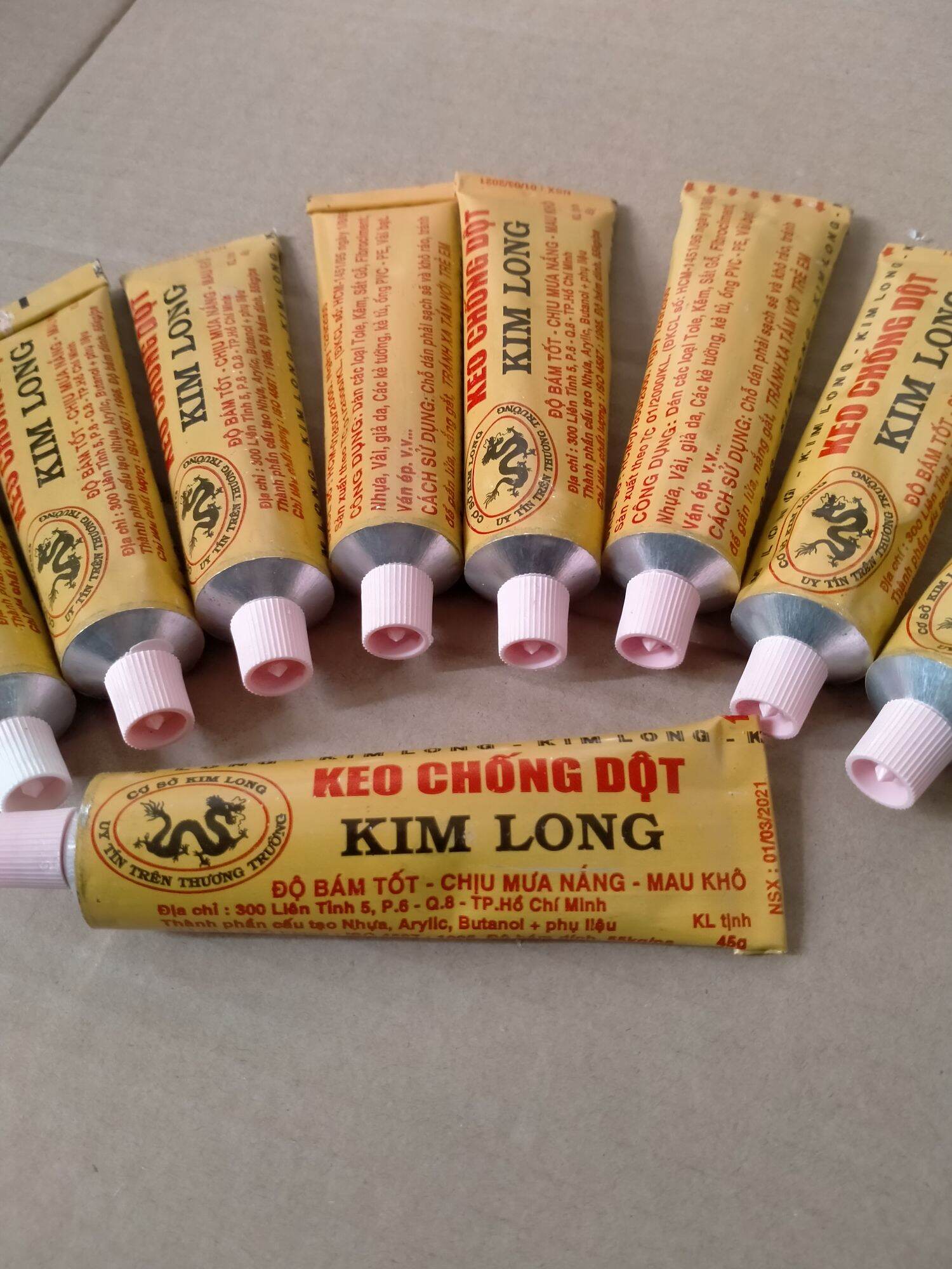 [HCM][2 tuýp] keo chống dột Kim Long
