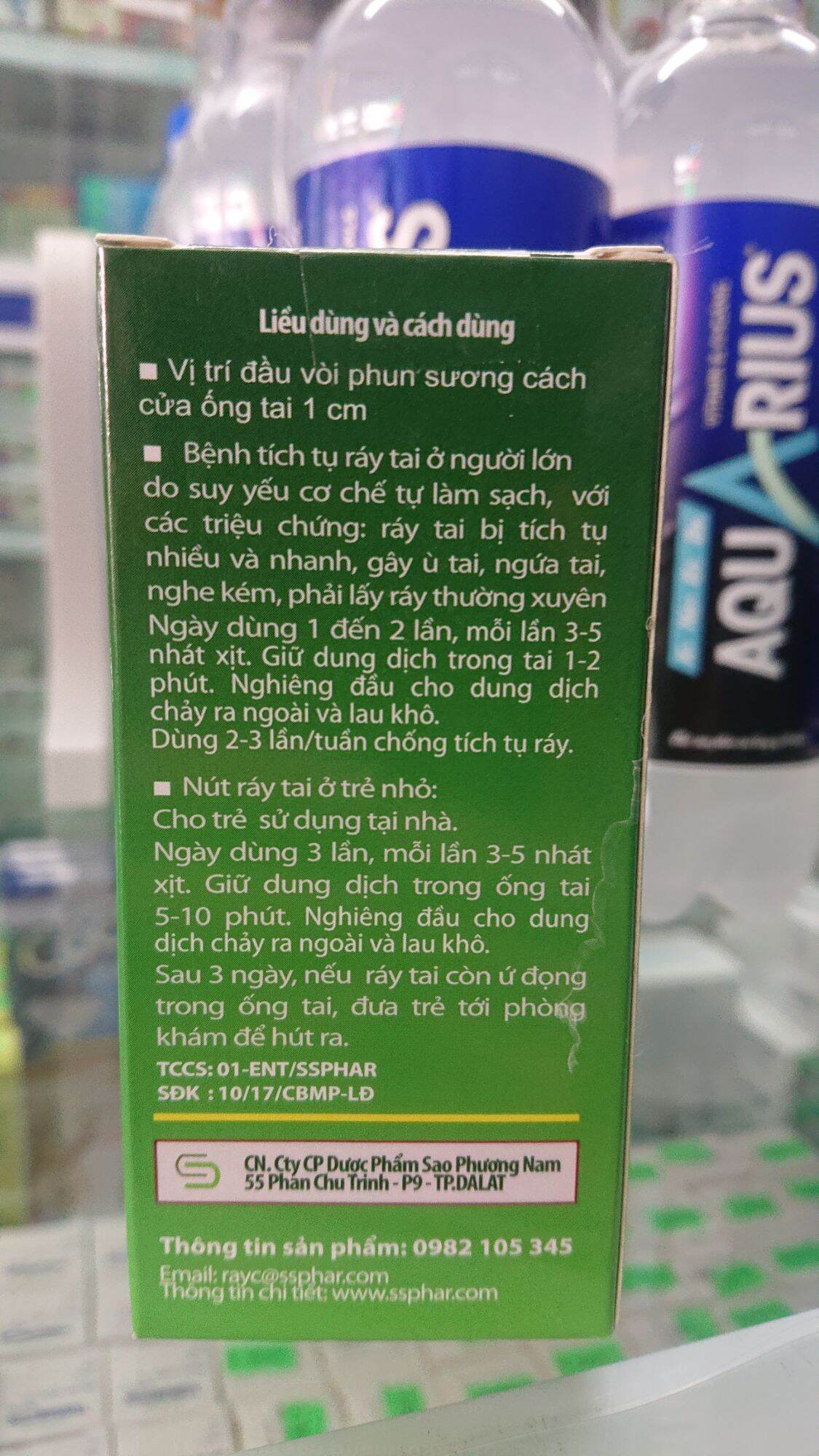 Dung dịch làm sạch ráy tai RAY-C