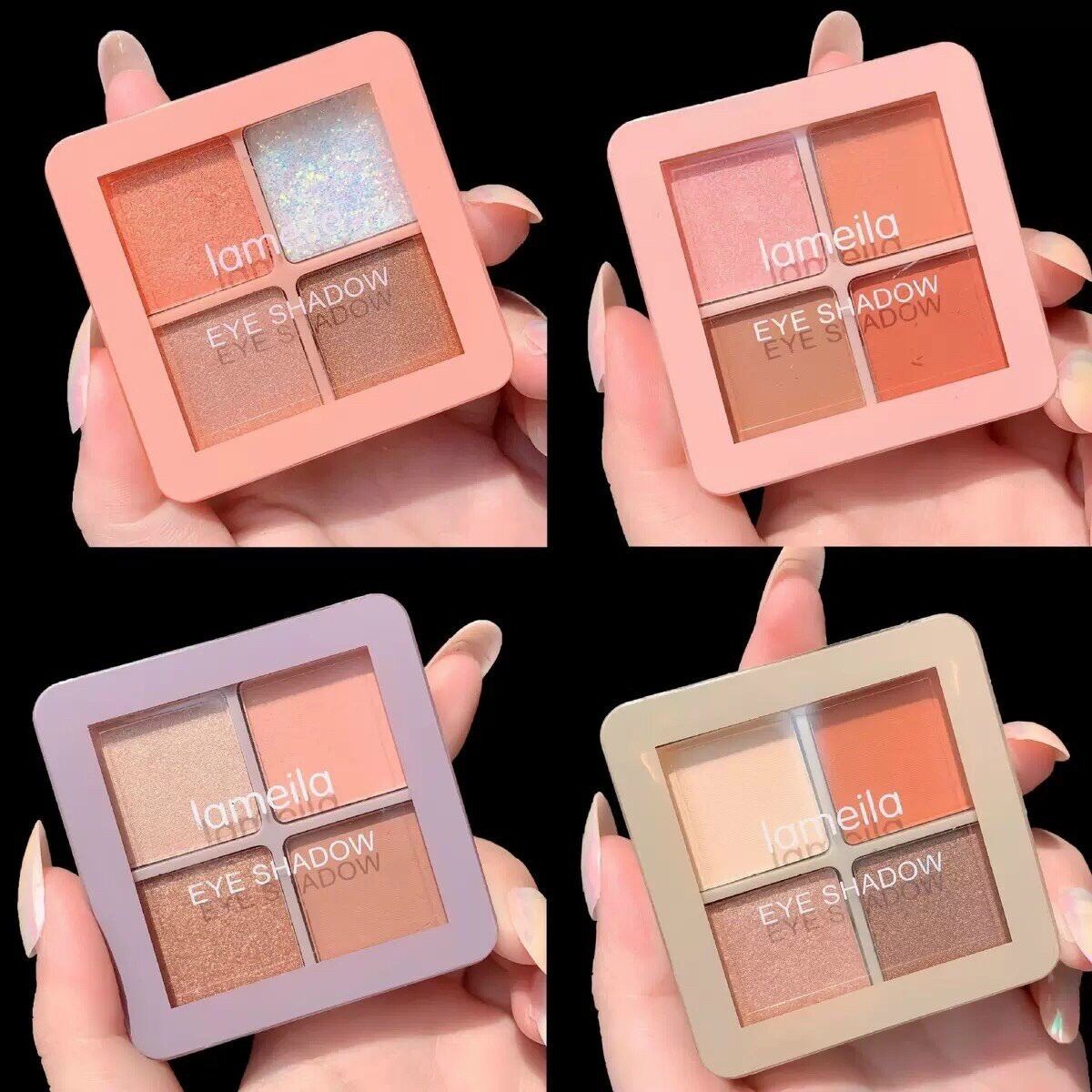 Phấn mắt HỘI HOẠ 5086 phấn mắt 4 ô tông cam nâu 🥰 xiêu xinh lung linh mọi ánh nhìn lì lâu trôi hàng nội địa Trung chính hãng