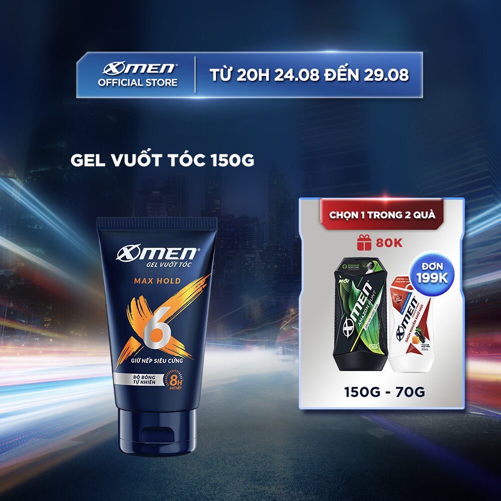 Gel vuốt tóc X-men Siêu cứng tóc 150g