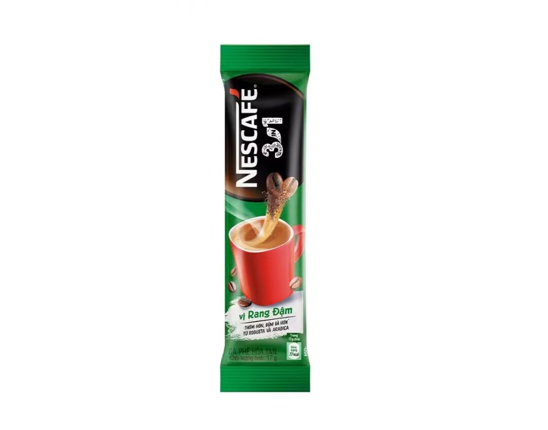 [Chọn KM] Combo 2 Bịch Cà Phê Hoà Tan Nescafe Vị Rang Đậm (Túi Xanh - 46gói)