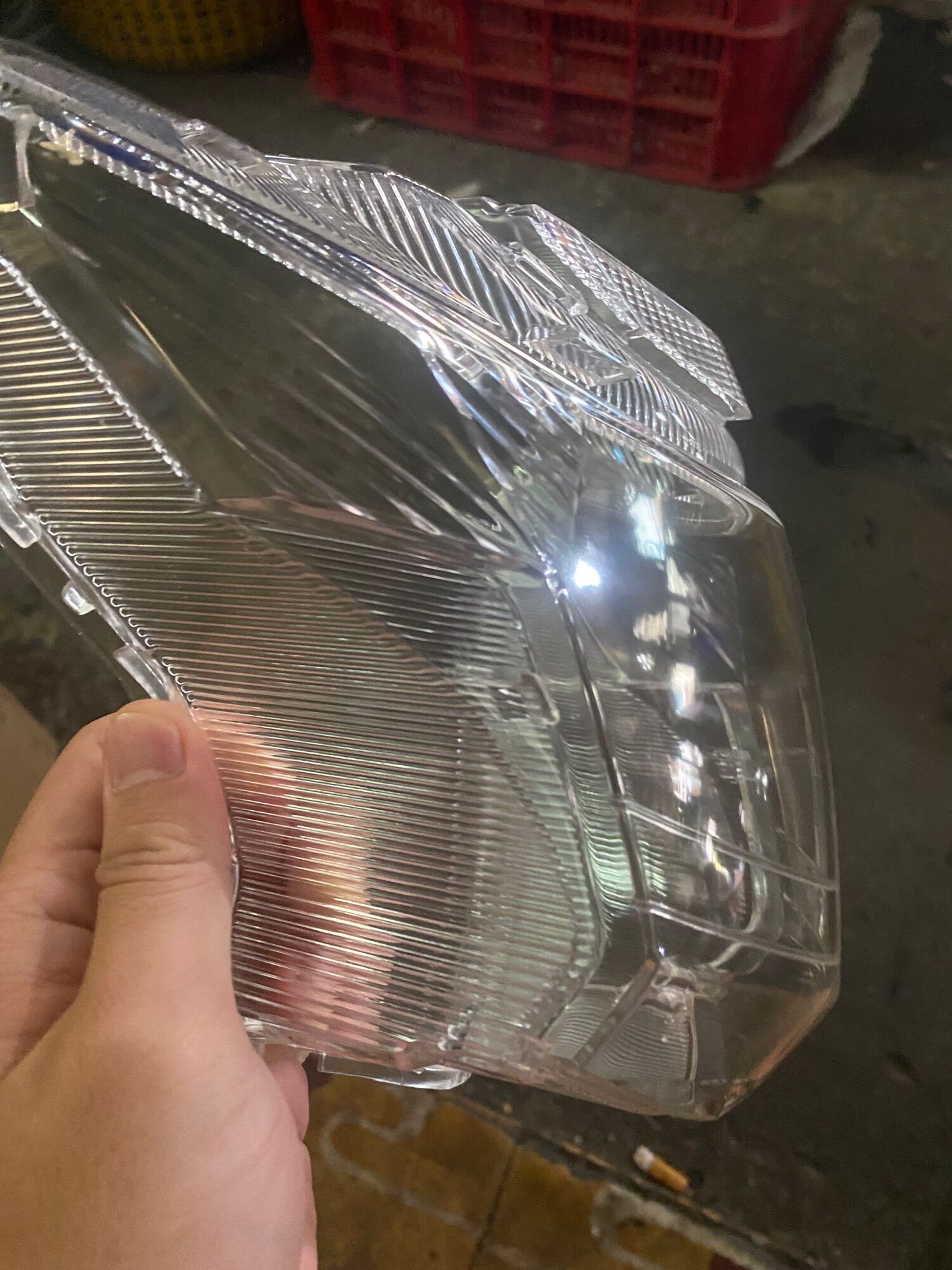 Mica pha đèn trước Satria