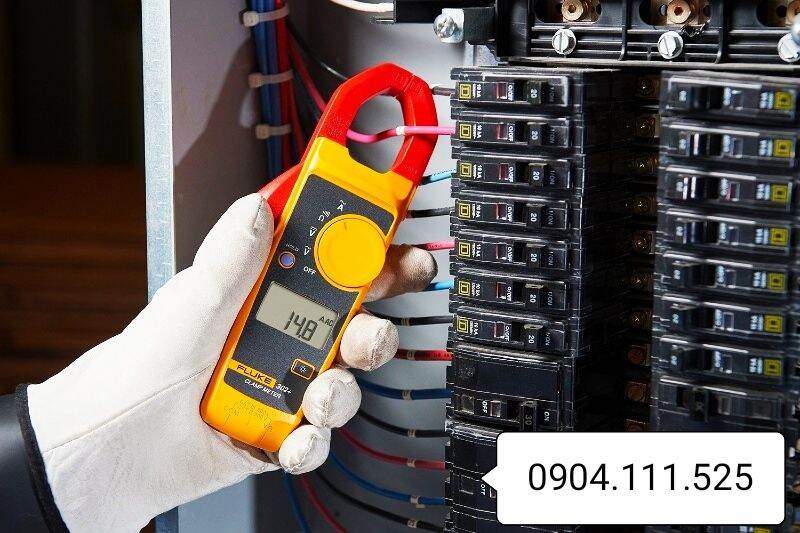 [HCM]FLUKE 302+ dây đo đài loan Ampe kìm đo dòng AC (400A)