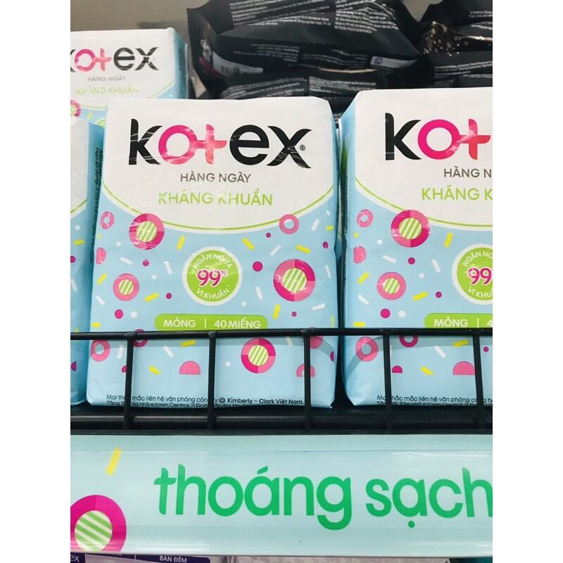 [Date 2025] BVS Kotex hằng ngày gói 40 miếng