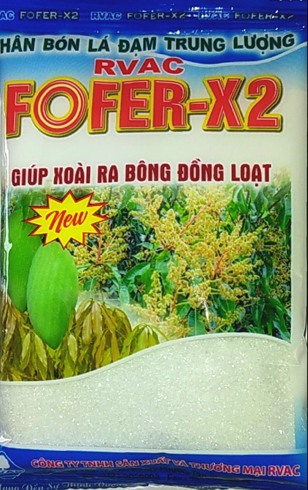 Fofer x2 100gr - phân bón: ra bông xoài