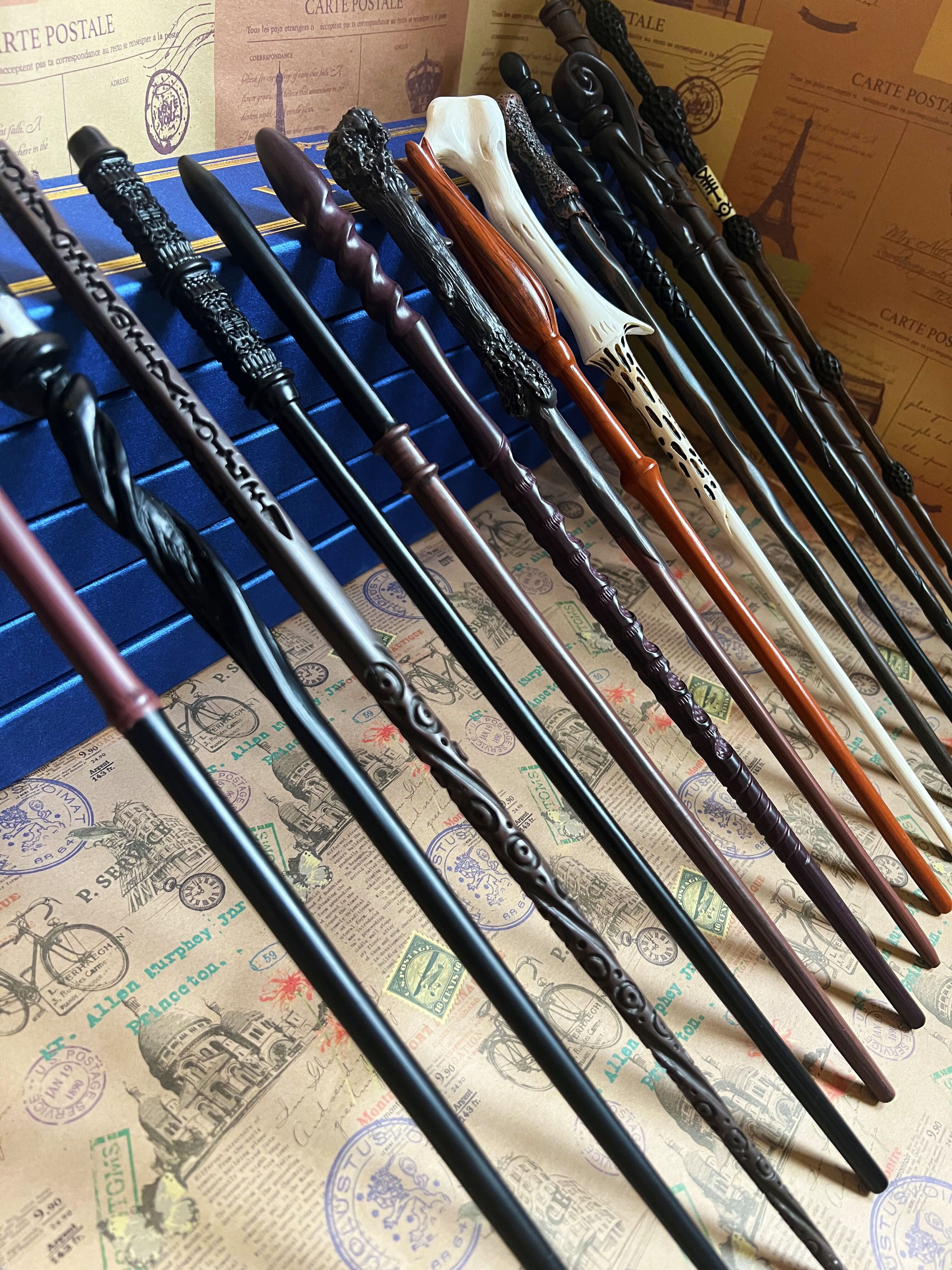 Harry Potter Chính Thức Không Tương Tác Đũa Đạo Cụ Biểu Diễn Liễu Nhánh Sinh Quà Tặng Lõi Kim Loại Magic Stick Đồ Chơi