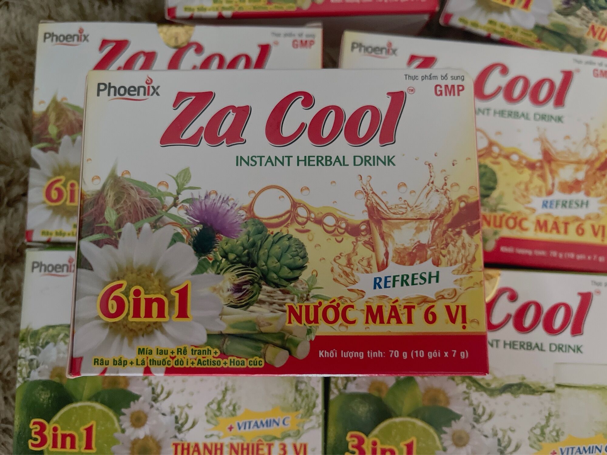 Nước mát Za cool thanh lọc cơ thể
