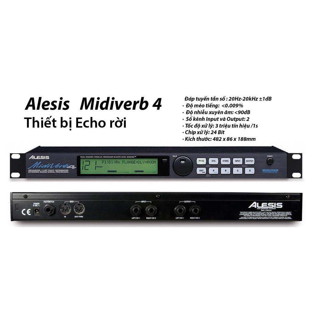 Alesis Midi Verb4-Thiết bị Echo rời-Reverbs+Delay