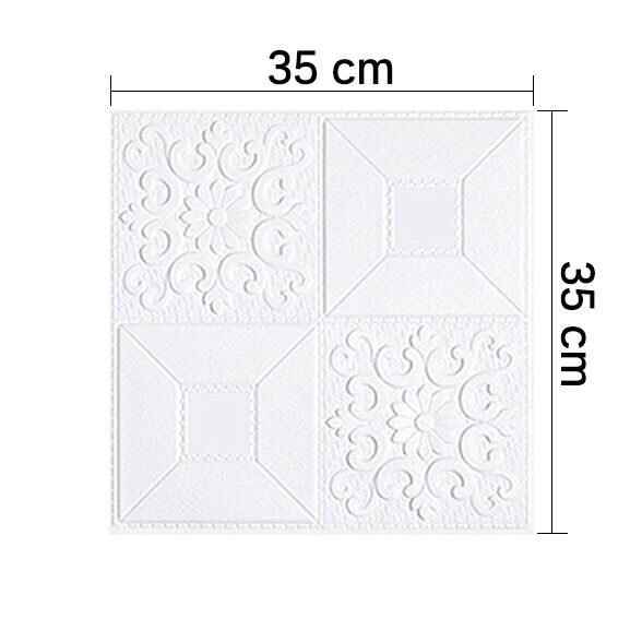 Combo 100 tấm xốp hoa văn tem khổ 35x35cm