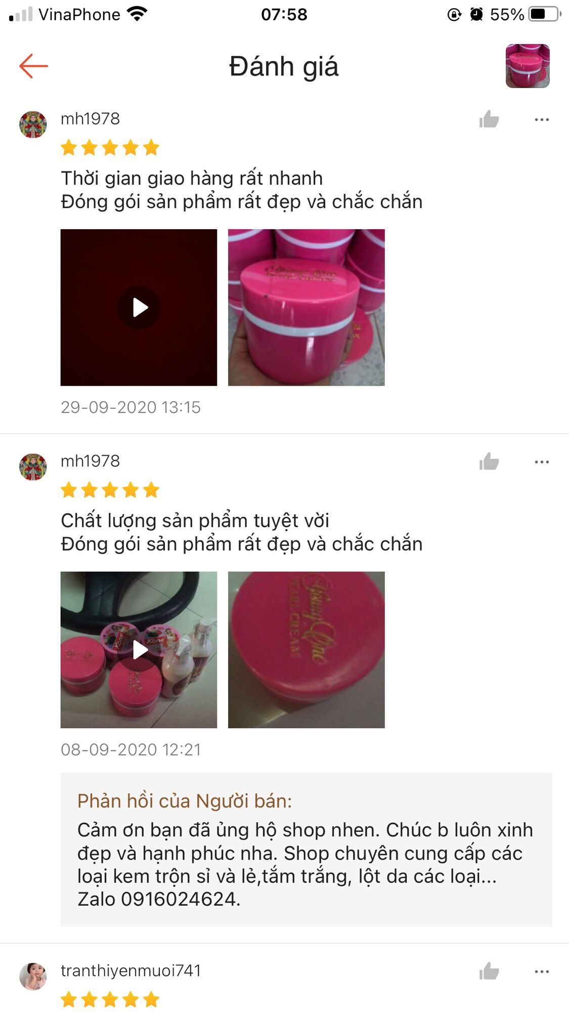 Kem Cô Gái Tóc Xù Thái Lan 5g
