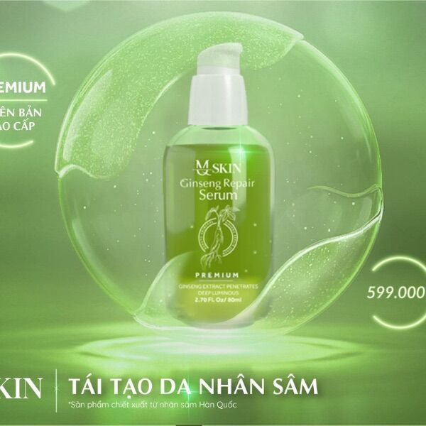 Serum tái tạo da nhân sâm mqskin (mẫu mới không xưng)