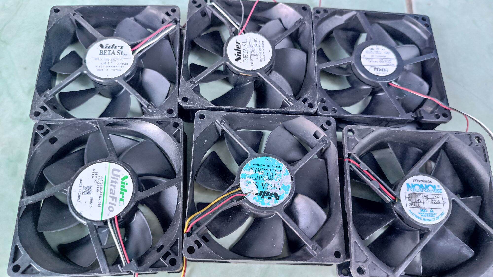 Quạt gió 9x9 24v tháo máy chất lượng
