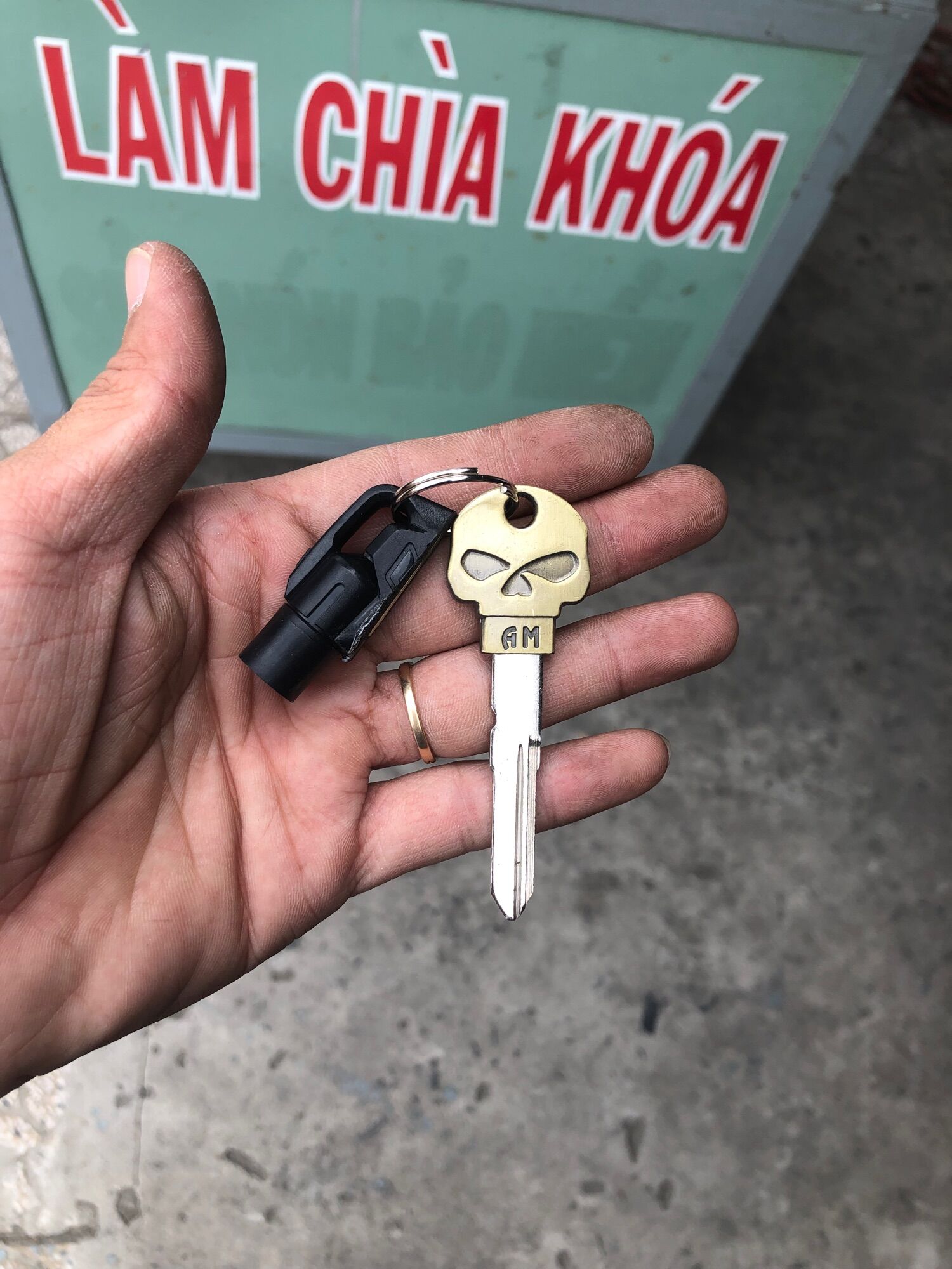 Phôi chìa khoá SUZUKI RAIDER , SATRIA độ cán chìa kiểu ( sư tử , đầu lâu , đầu rồng )