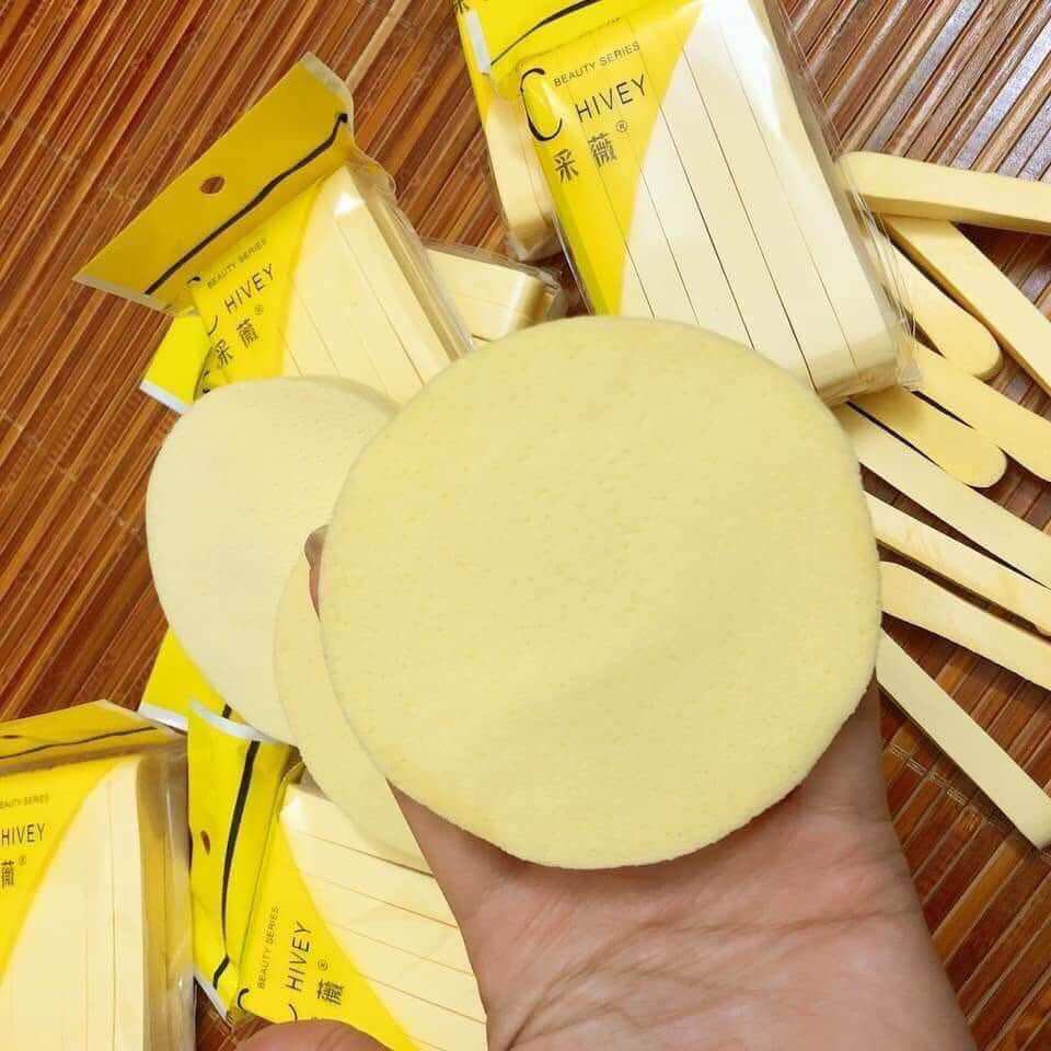 Bông Mút Rửa Mặt Chivey ( Gói Lẻ )- SPA88