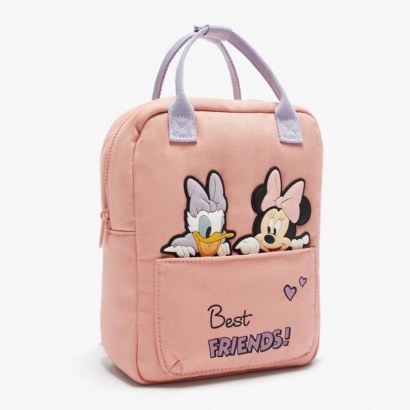 Balo hồng zara bé gái minie daisy vải mềm