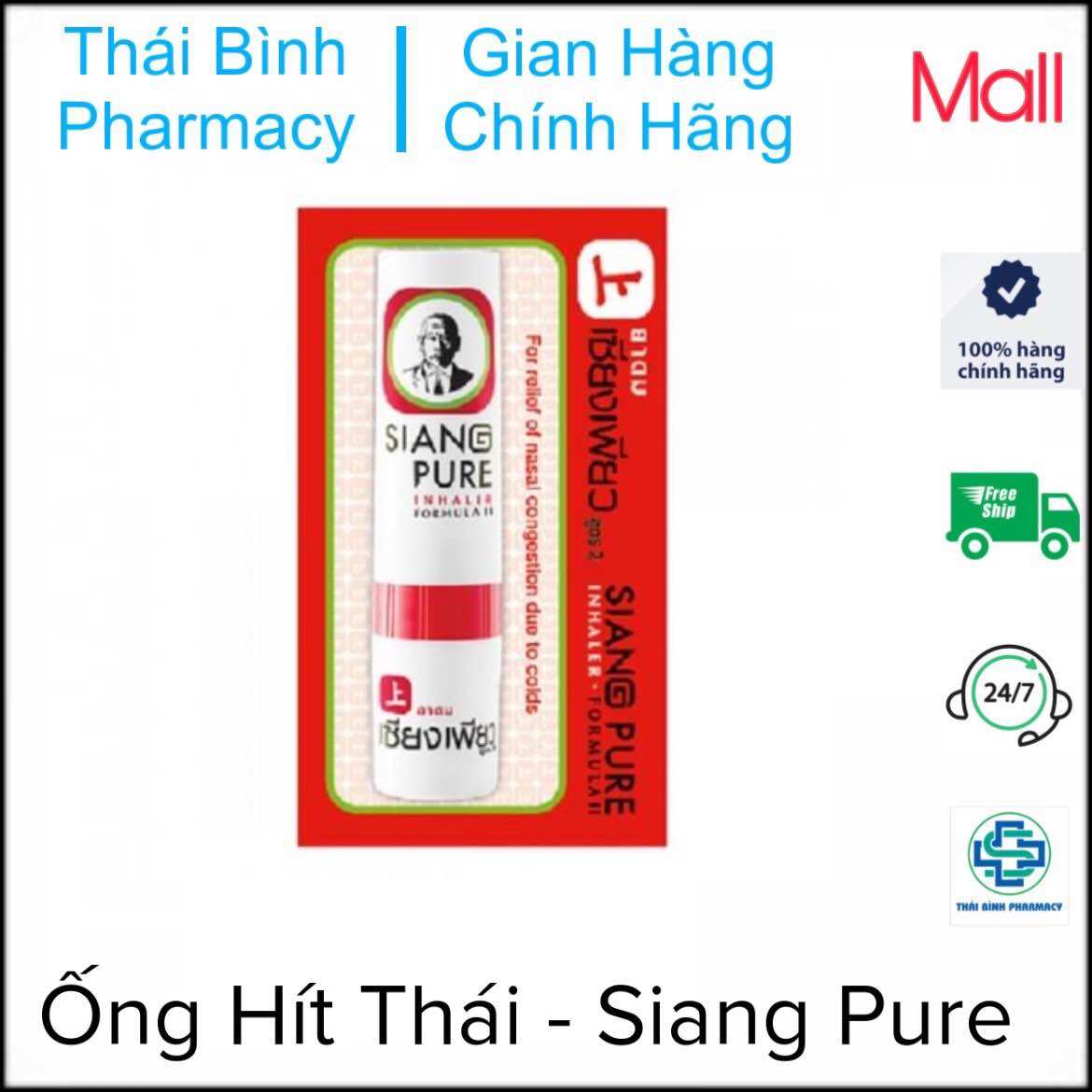 Ống hít thái lan hiệu ông già