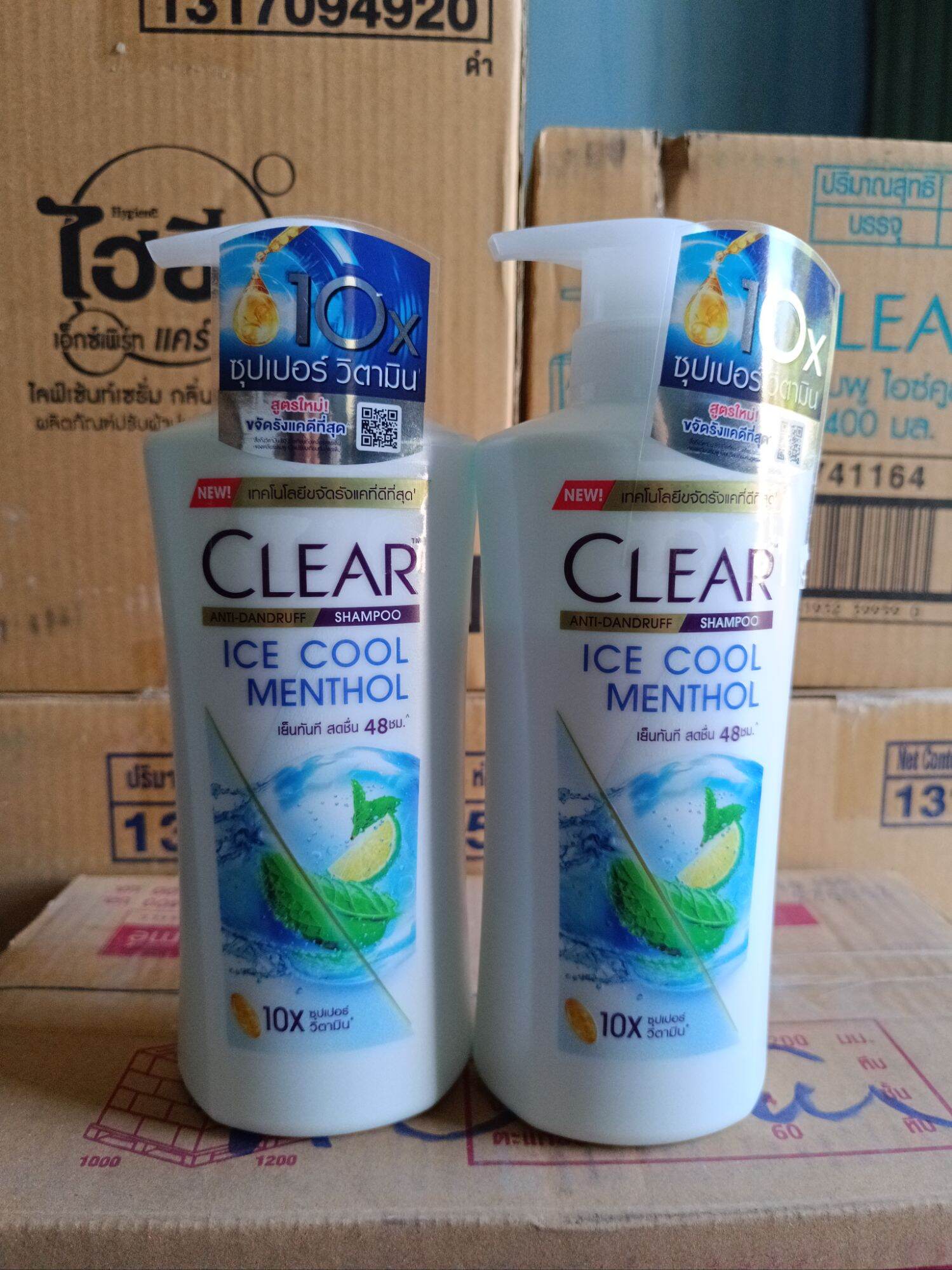 [6chai] Dầu gội clear Thái Lan bạc hà