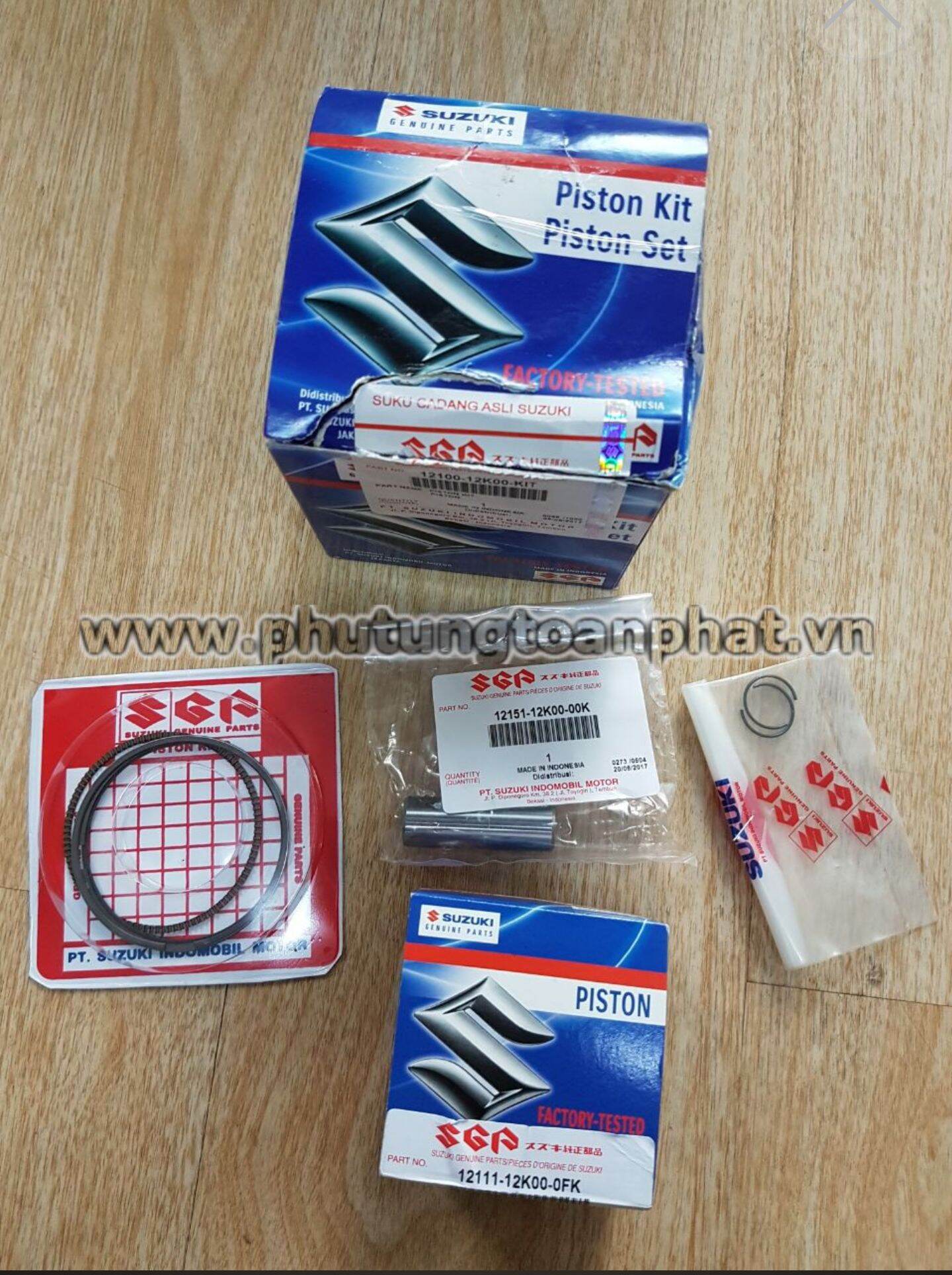 Bộ lòng zin cho raider satria fi sản xuẫt tại suzuki indonesia