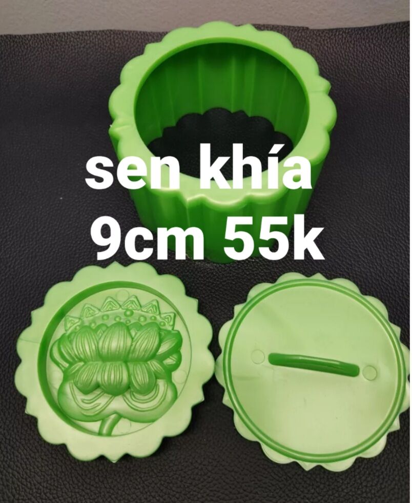 Khuôn xôi sen tròn khía 9cm