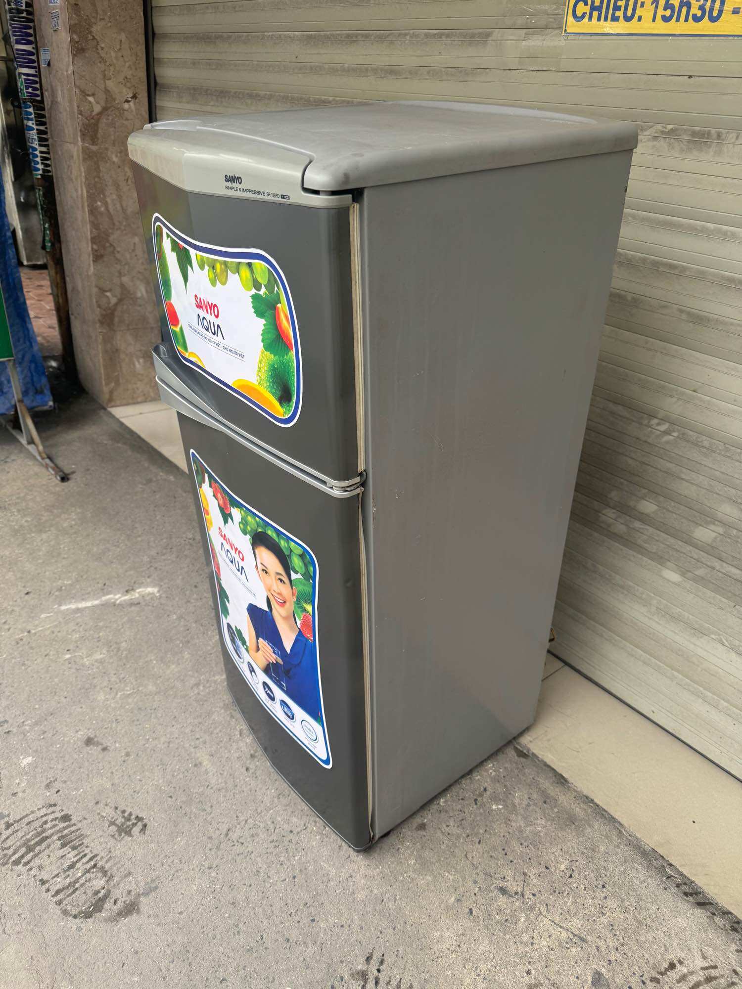 tủ lạnh sanyo 125l nhỏ gọn ít hao điện liên hệ 0976854244 để đặt hàng nhanh chóng