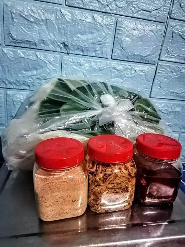 1kg bánh tráng rìa phơi sương+ hủ muối nhuyễn tôm ngon+ hủ sate