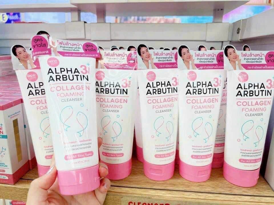 Sữa Rửa Mặt Trắng Da ALPHA ARBUTIN 120ml