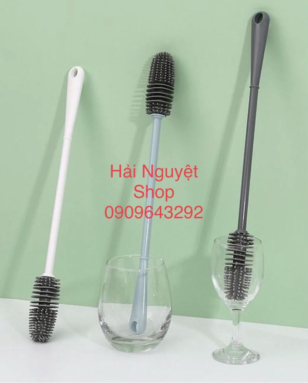 Cọ rửa ly/ bình bằng silicon