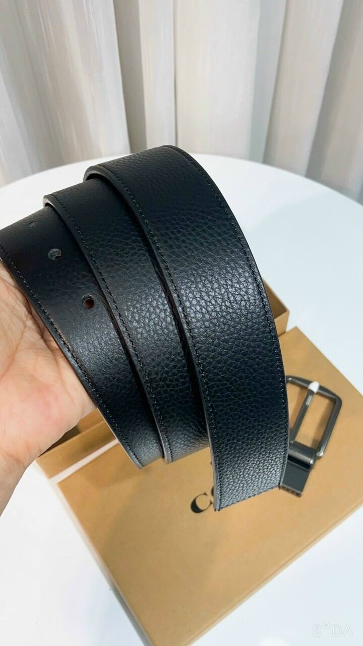 SET Thắt lưng + VÍ  C0ACH MEN BELT da thật cực kỳ mềm mại