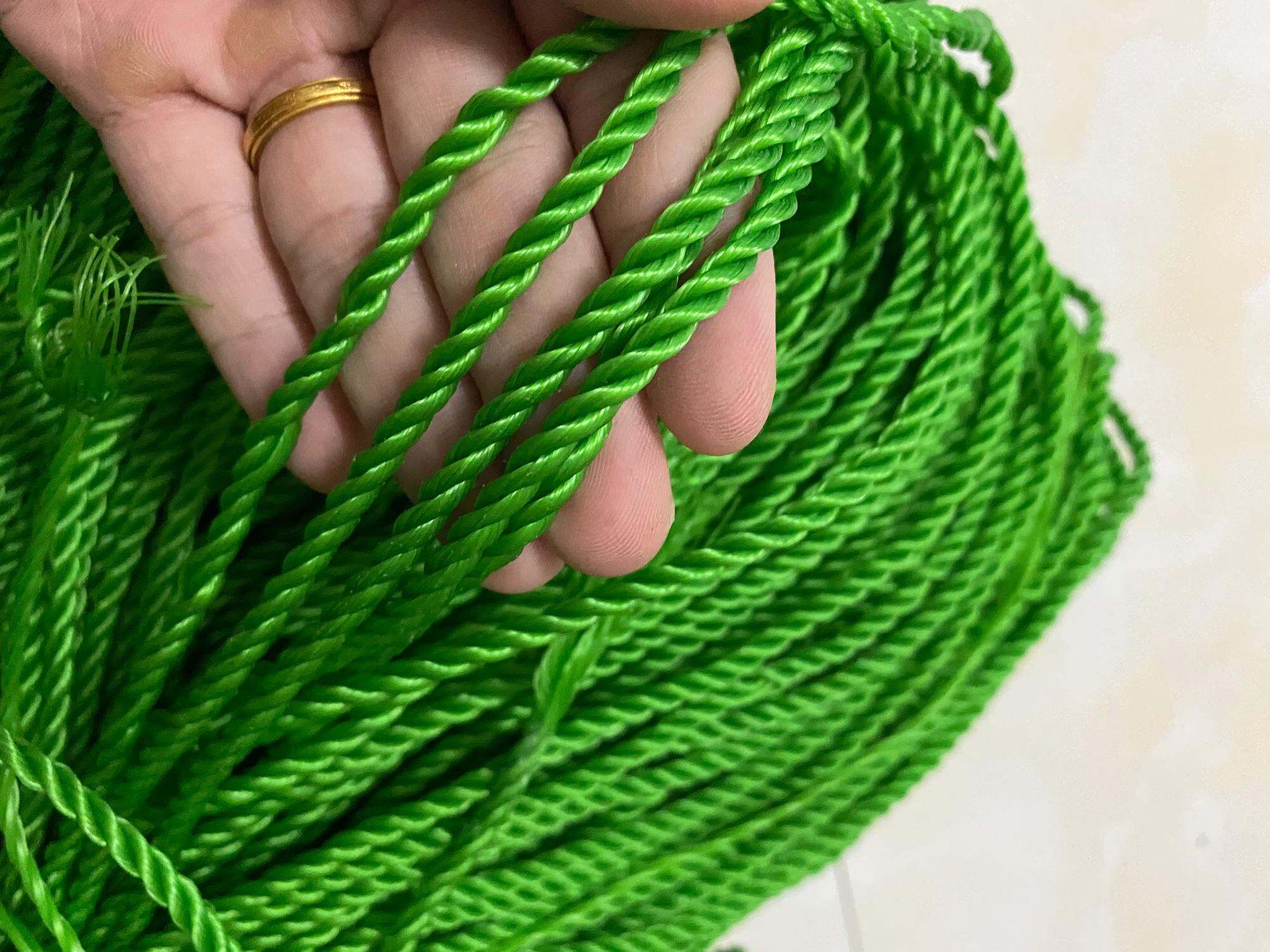 1 Mét Dây cước màu xanh 5mm - dây cước làm dàn leo,cây treo trái, dây nông nghiệp