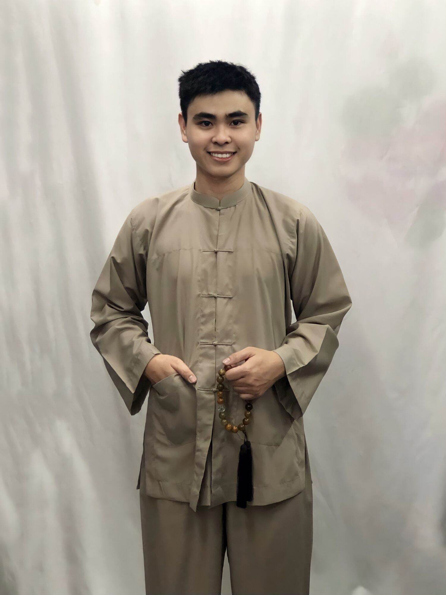 Đồ lam đi chùa nam mẫu Lãnh Tụ
