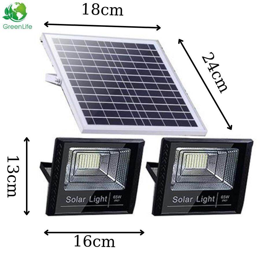 Đèn năng lượng mặt trời Solar 2 bóng 200w