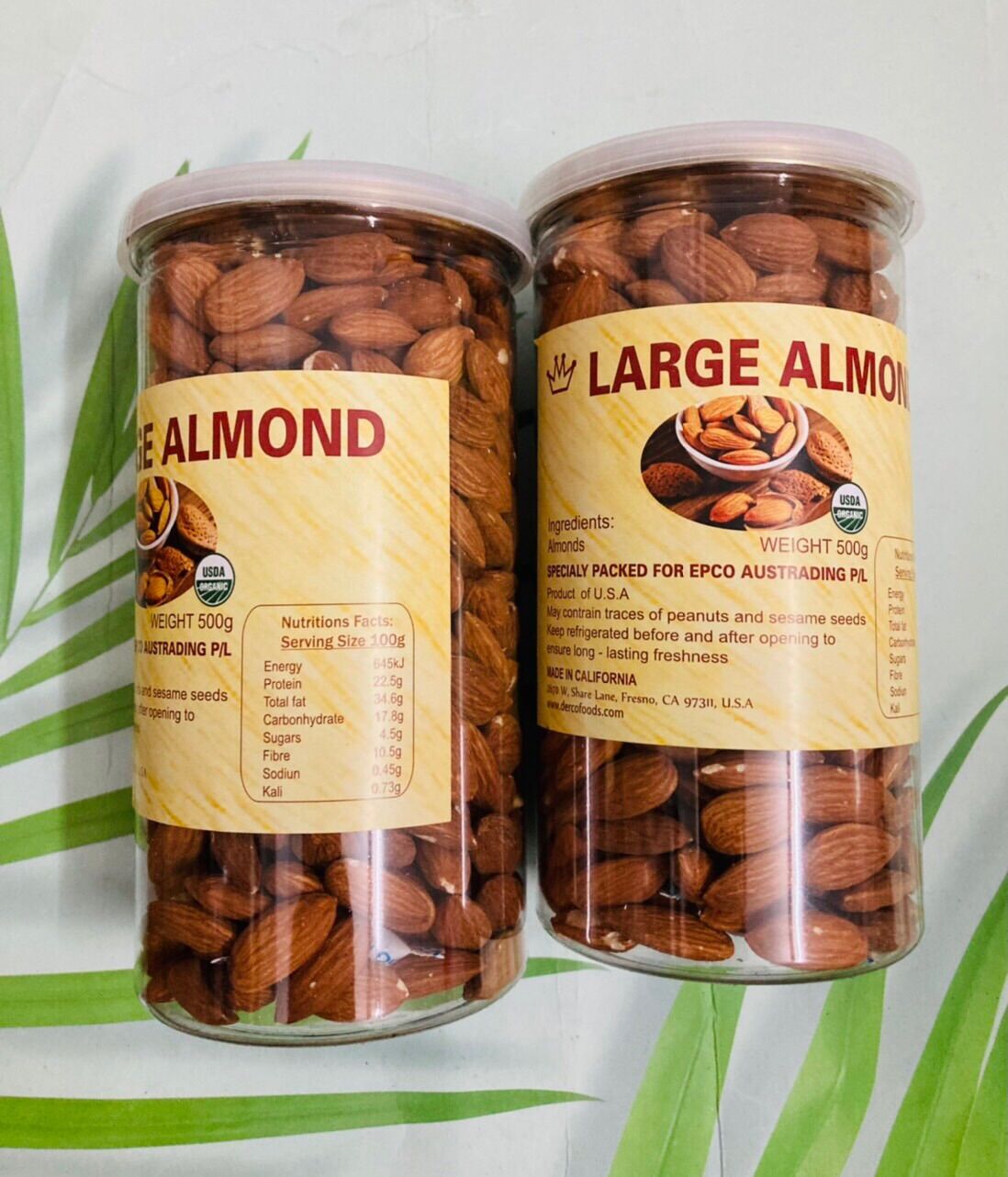 Hạnh nhân tách vỏ rang chín tự nhiên 500g