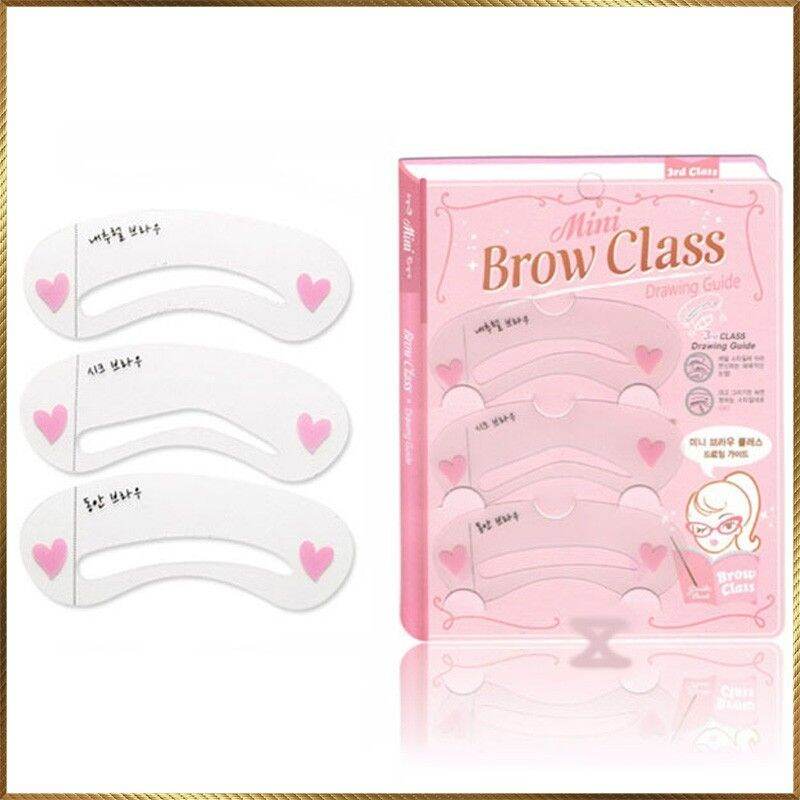Khuôn kẻ mày Mini Brow Class bộ 3 kiểu
