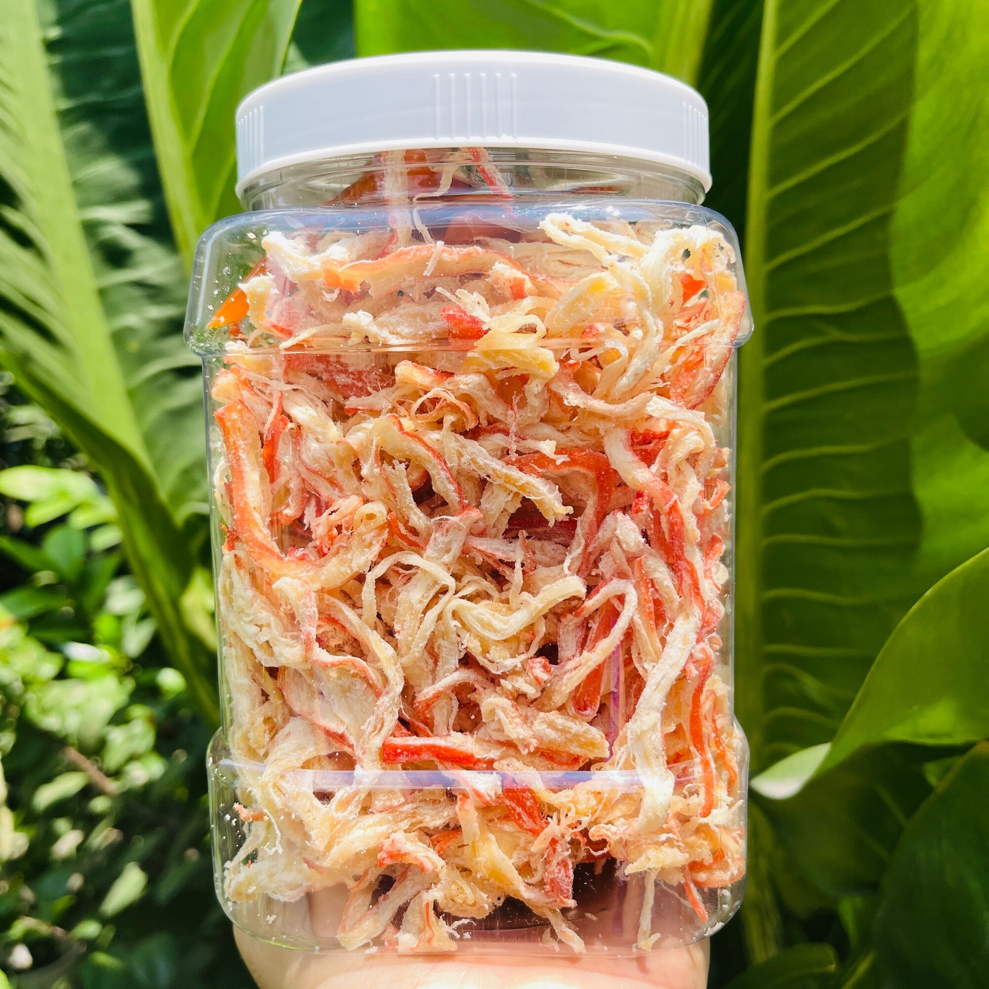 [ HŨ 500Gr]  Khô Mực Hấp Nước Dừa Xé sợi Loại 1