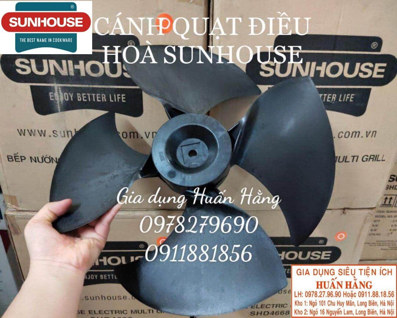 [LINH KIỆN CHÍNH HÃNG SUNHOUSE] CÁNH QUẠT ĐIỀU HOÀ SUNHOUSE SHD7740 SHD7742 SHD7739 SHD7747 SHD7757 SHD7735