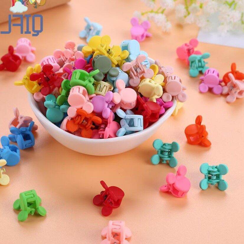 Túi 50 kẹp tóc càng cua mini - kẹp tóc cho bé nhiều màu dễ thương