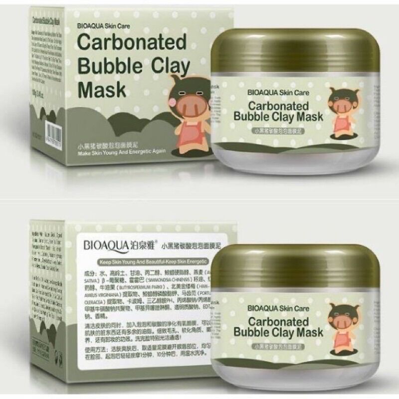 Mặt nạ sủi bọt bì heo thải độc tố cho da 100ml
