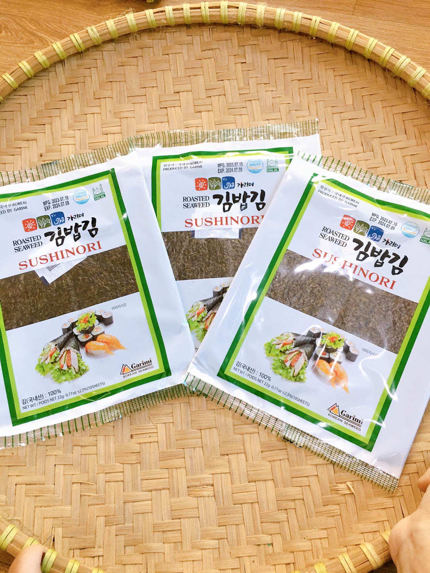 Rong biển Hàn Quốc cuộn cơm gói 10 lá