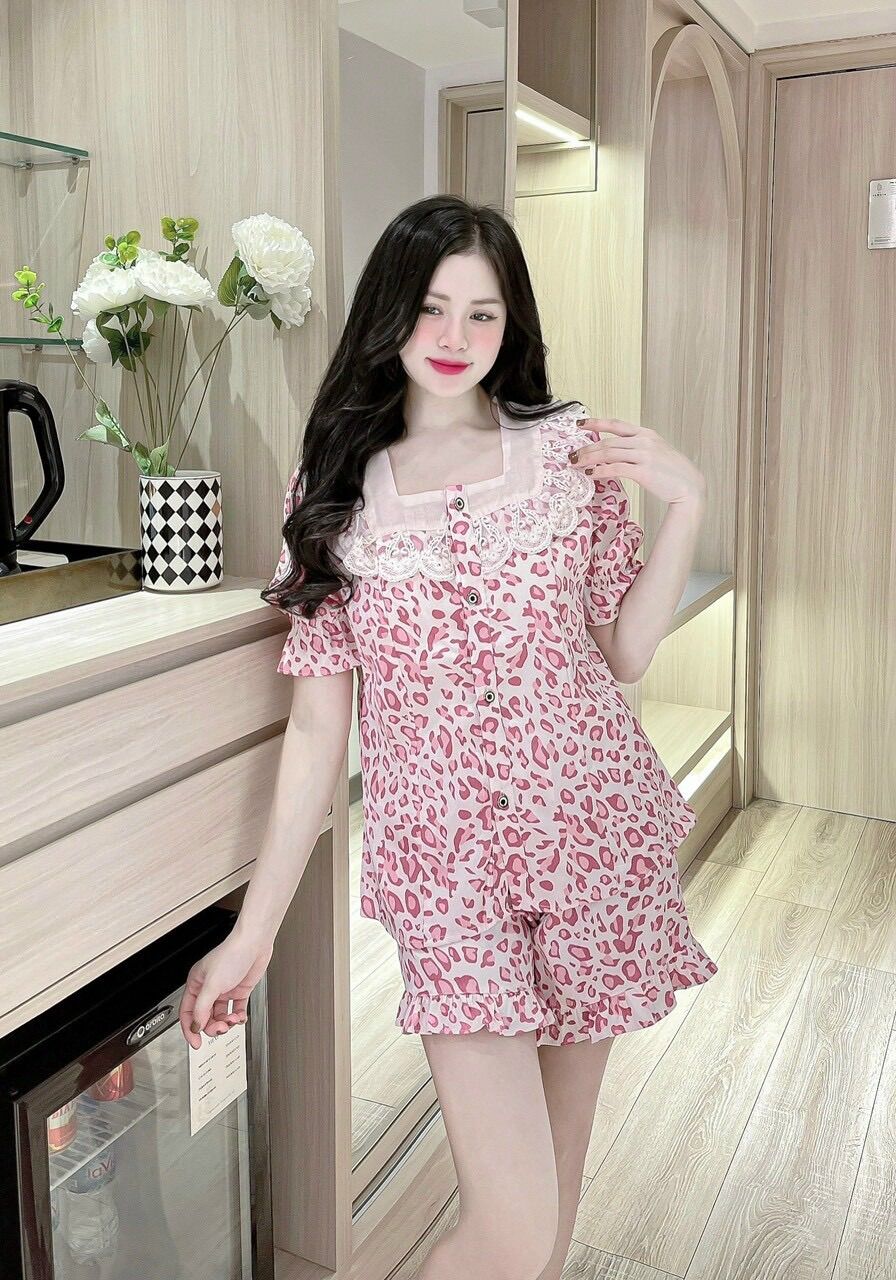 Đồ bộ lụa xước, đồ bộ lụa, đồ bộ ngắn  60kg