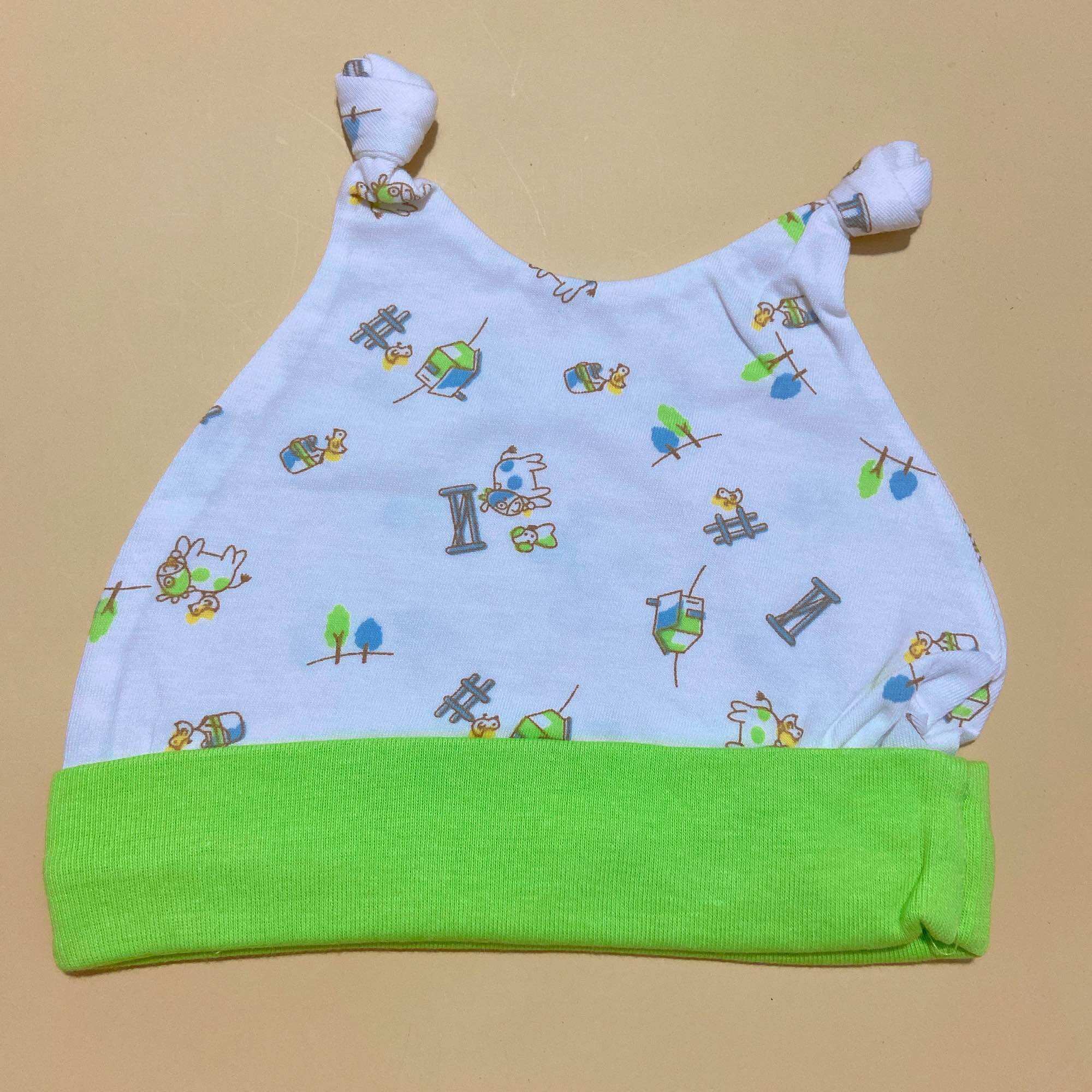 Mũ cotton bé trai/ gái sơ sinh