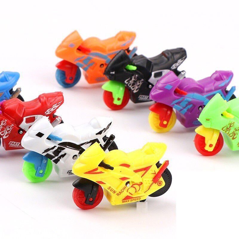 Một chiếc siêu xe mô tô mini bằng nhựa chạy bánh đà rất đẹp
